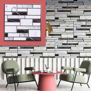 3D zidne naljepnice s izgledom mramora (10 kom) | MARBLEBLOCKS