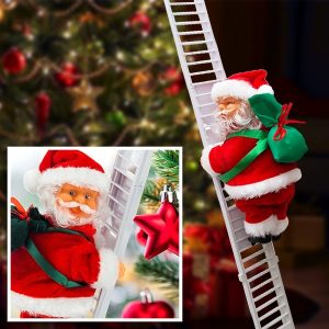 Djed Mraz se penje uz ljestve | LADDERSANTA