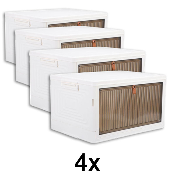 4x Kutija za pohranu s poklopcem | ORGABOX