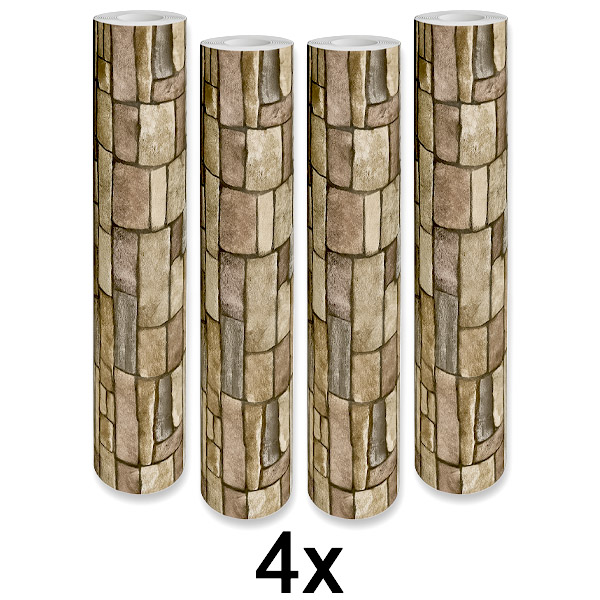 4x Stilizirana 3D Tapeta – Jednostavna Transformacija Zidova | WALLCORWRAP